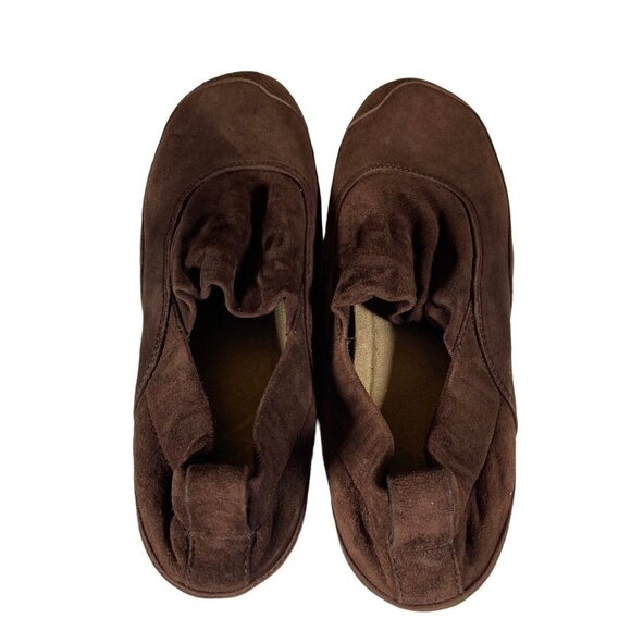 Dansko Cadence Womens Shoes Flats Slip On Stretch Suede Brown Size EUR 39 US 8 - Picture 3 of 7